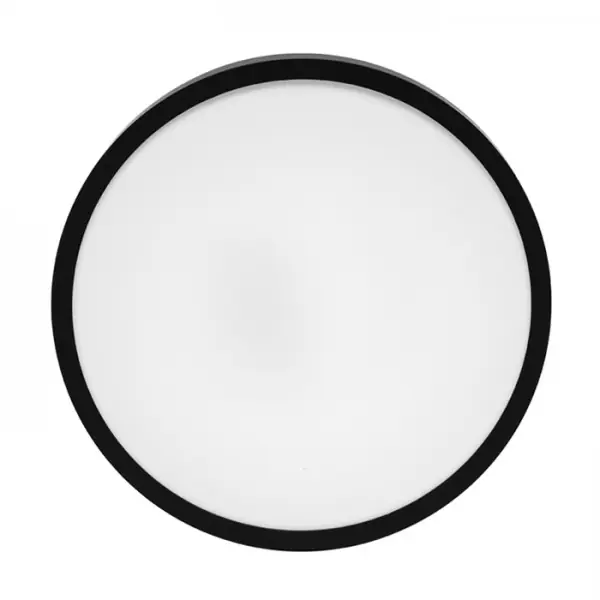 Sleva LED stropní svítidlo LIRA 25cm, 12W, 1200lm, černé