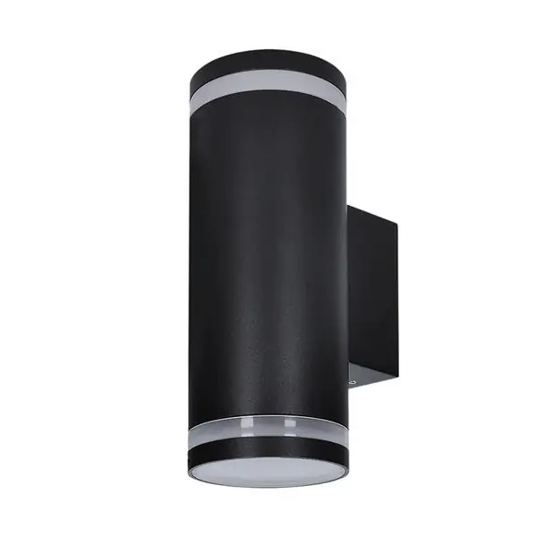 Časově Omezené Venkovní nástěnné světlo POTENZA, 2xGU10, černé, IP54