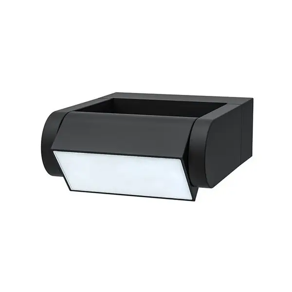 Kup Teď LED venkovní nástěnné světlo CROTONE s naklápěcí hlavou, 7W, 450lm, 3000K, černé, IP54