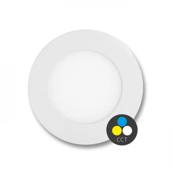 LED panel do sádrokartonu LADA 12cm, 6W, CCT, bílý Doprava Zdarma