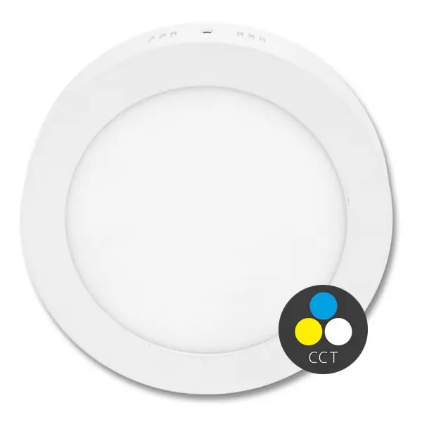 LED panel přisazený LADA 2 22cm, 18W, CCT, bílý Profesionální