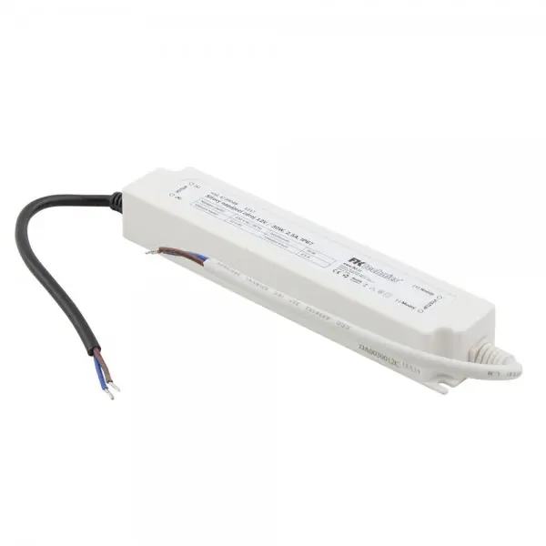Napájecí zdroj k LED pásku 12V / 30W, 2.5A, IP67, slim Finální Výprodej