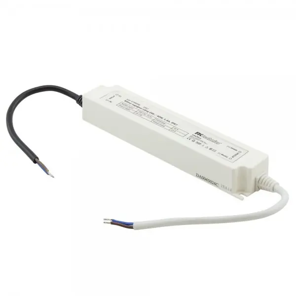 Napájecí zdroj k LED pásku 24V / 40W, 1.6A, IP67, slim Zlevněný