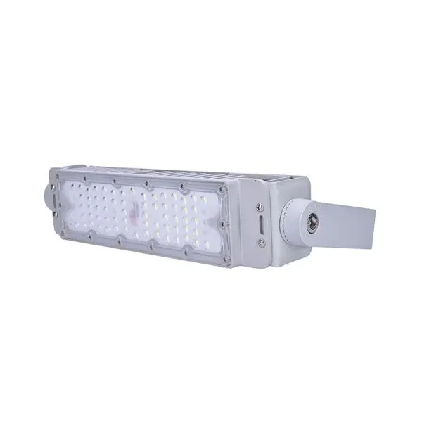 Trendový LED reflektor PRO+2, 50W, 7500lm, 4000K, IP65, šedá