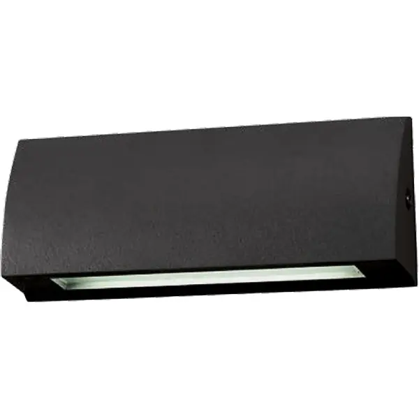 Sleva LED světlo na fasádu STEP antracit 25x8cm, 10W, 850lm, 4000K, IP54