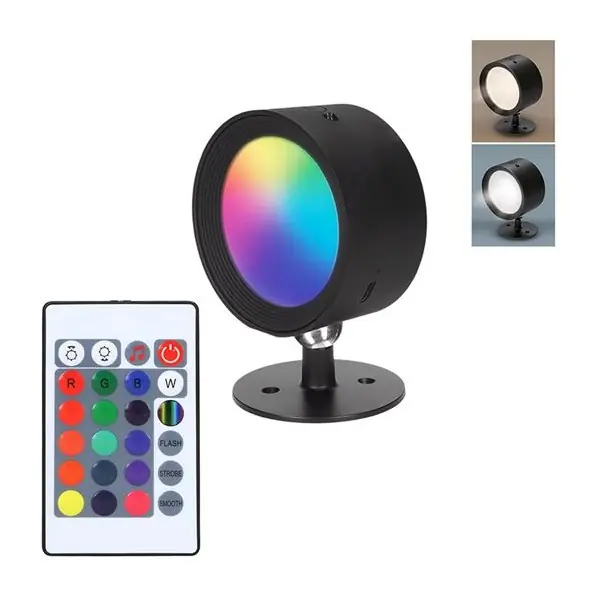 LED nabíjecí RGB světlo WL914, dálkový ovladač, Li-Ion, USB-C Vysoce Kvalitní