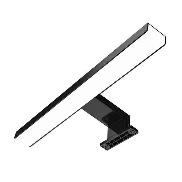 LED světlo nad zrcadlo 3v1, 40cm, 7W, 455lm, 4000K, IP44, černé Značkový