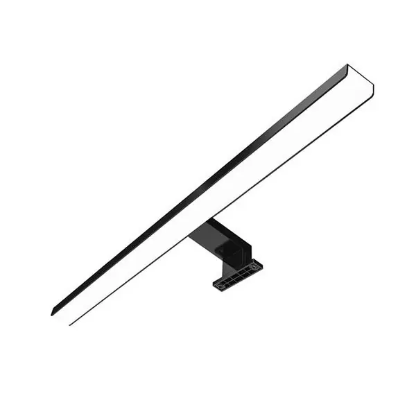 LED světlo nad zrcadlo 3v1, 60cm, 12W, 780lm, 4000K, IP44, černé Nejlepší Volba