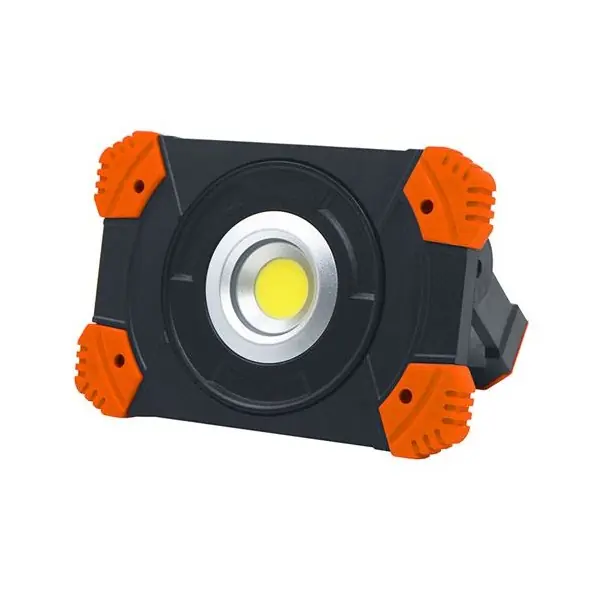 Sleva COB LED reflektor 10W, přenosný, nabíjecí, 1000lm, powerbank, IP54