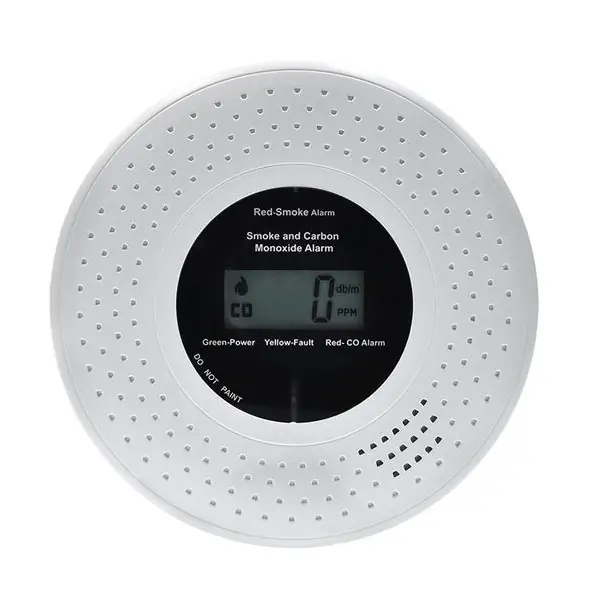 Dokud Zásoby Vydrží Detektor kouře a oxidu uhelnatého, LCD displej, alarm 85dB, 2xAA