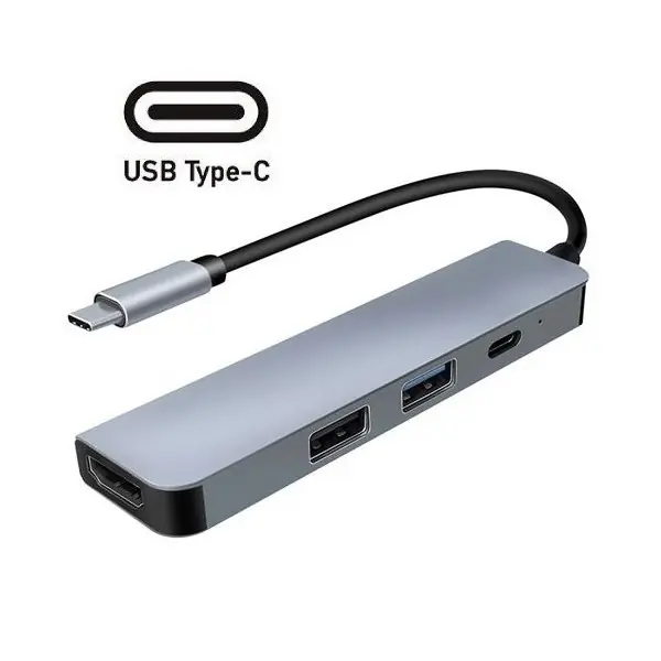 USB-C hub HDMI SSH1201, 4v1, hliníkové provedení Hit Sezóny