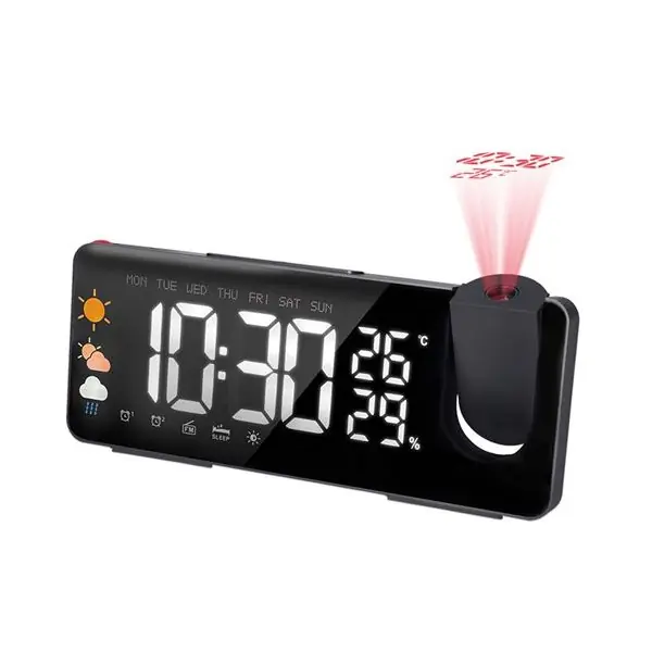 Ihned K Objednání Projekční hodiny s rádiem, budíkem a meteostanicí Solight CA05