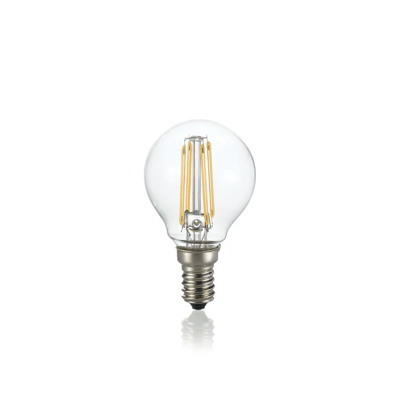 CLASSIC SFERA LED filamentová žárovka E14 P45 4W 480lm 3000K čirá, nestmívatelná Nejlepší Volba