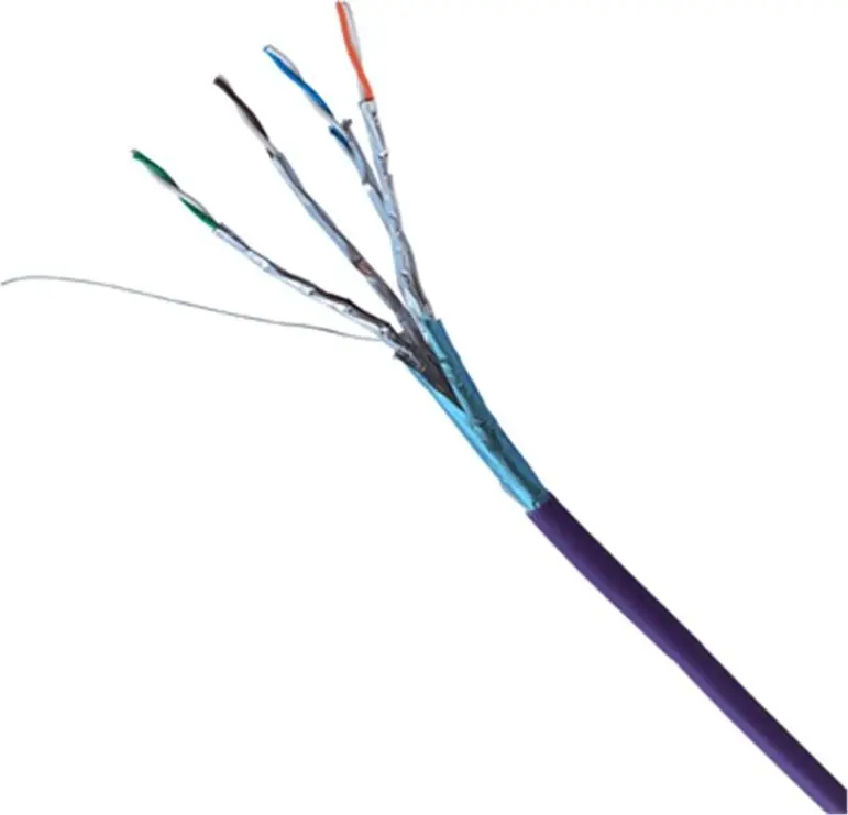 Exkluzivní 10GXE01.07500 (SXKD-6A-FTP-LSOH) Kabel CAT6A F/FTP LSNH SOL AWG23 500M