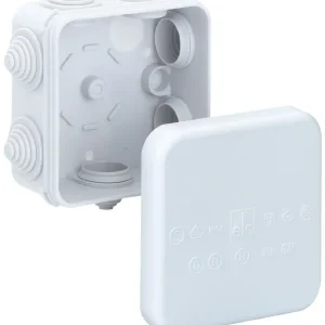 HP 90-L Krabice z tvrz.plastu IP55 90 x 90 x 45 mm stupňovité vývodky Garance Vrácení Peněz