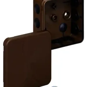 2K-12-L/br Spojovací krabice hnědá IP55 85x85x37mm Vysoce Kvalitní