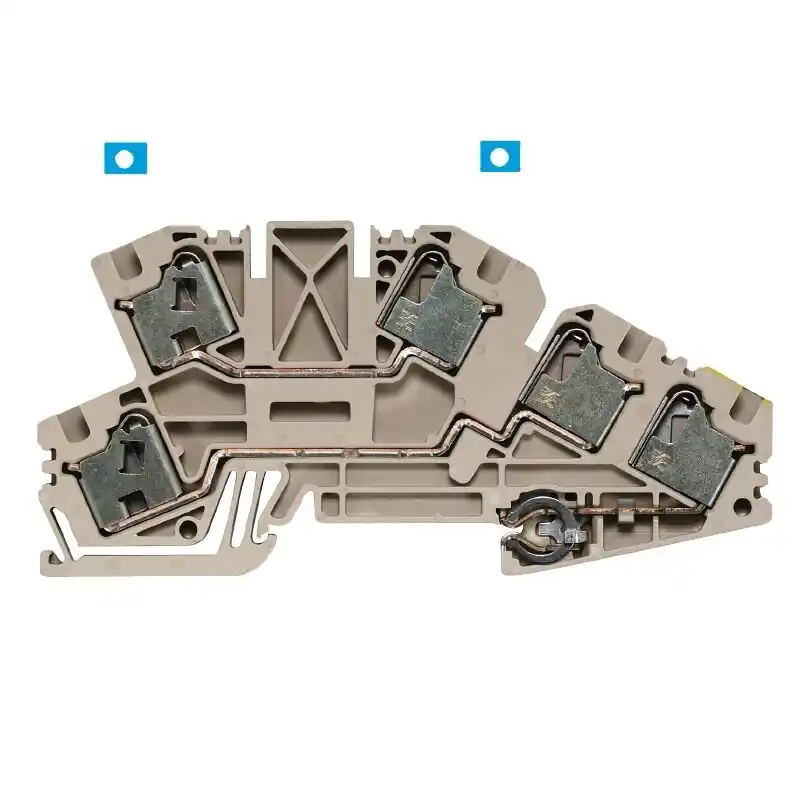 Oblíbený PDL 4/N/L/PE Instalace vícevrstvé svorky, PUSH IN, 4 mm2, 400 V, 32 A, Tmavě béžová