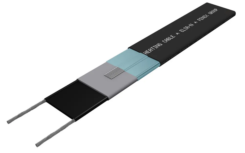 Finální Výprodej ELSR-N-20-2-BO Samoregulační kabel 20 W/m pro ochranu okapů a svodů