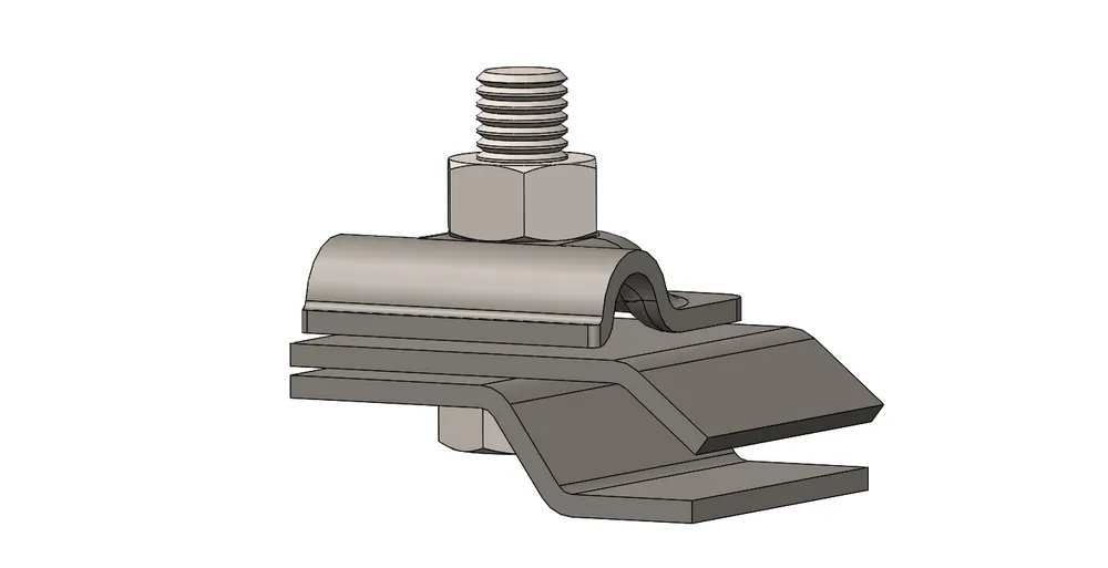 SOc Svorka okapová jednošroubová Luxusní