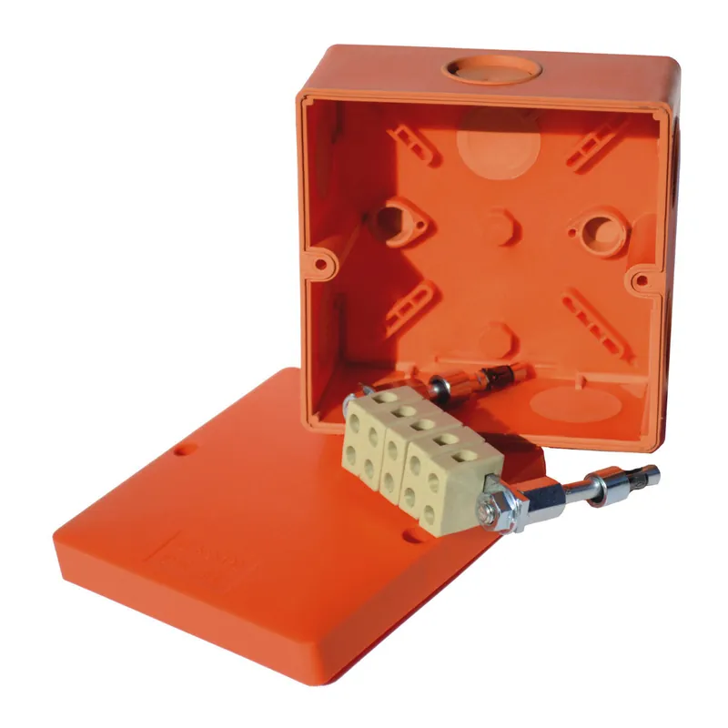 KSK 100_PO KRABICE S KRYTÍM IP 66 POŽÁR. ODOLNOST/ORANŽOVÁ/KERAM. SVORKOVNICE Hit Sezóny