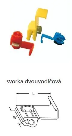 Super Cena ZS 2,5/2,5 Svorka zářezová odbočná PVC