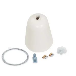 Přímo Od Výrobce Z4 - F1 stropní lankový závěs s baldachýnem a jezdcem (k typu MO LED) - bílá