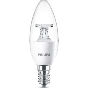 Celosvětová Doprava LED žárovka Philips 4W-25W B35 E14 WW CL ND RF 1BC/6 2700K