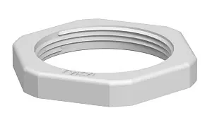 116/9 Pojistná matice PG9 umělohmotná světle šedá Zlevněný