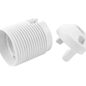 Výprodej E 27/81 (1352-13400) plastová objímka bílá