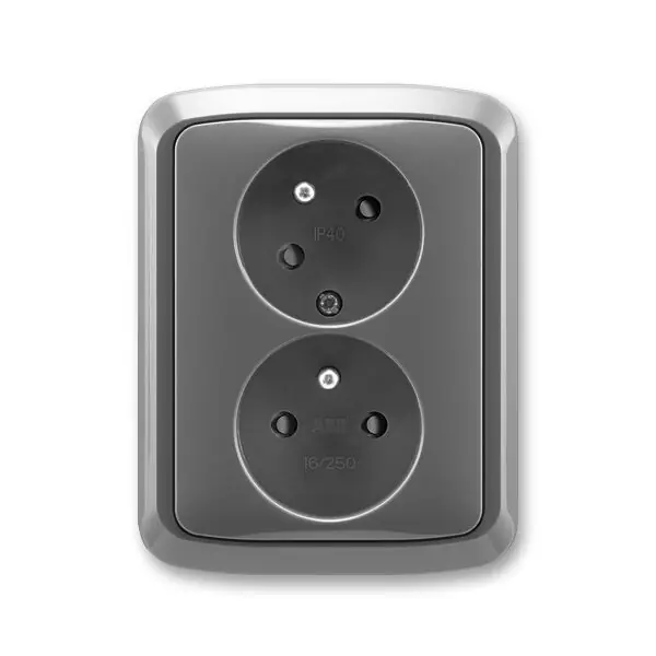 Odeslání Ihned 5513A-C02357 S2 Zásuvka dvojnásobná c ochr. kolíky